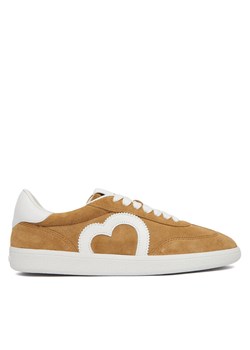 LOVE MOSCHINO Sneakersy JA15112G1OIG0104 Beżowy ze sklepu MODIVO w kategorii Klapki damskie - zdjęcie 188635873