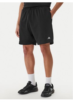 Kappa Szorty sportowe Authentic Sumit 342286W Czarny Regular Fit ze sklepu MODIVO w kategorii Spodenki męskie - zdjęcie 188635982
