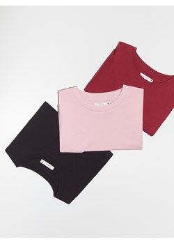 Reserved - T-shirt regular - czarny ze sklepu Reserved w kategorii Bluzki damskie - zdjęcie 188636970