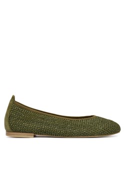 Baleriny Caprice 9-22112-46 Khaki ze sklepu eobuwie.pl w kategorii Balerinki - zdjęcie 188639312