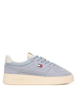 Sneakersy Tommy Hilfiger The Greenwich Edge Max Suede EN0EN02989 Niebieski ze sklepu eobuwie.pl w kategorii Buty sportowe damskie - zdjęcie 188639324