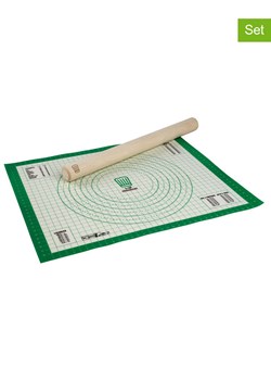 Chefkoch 2-częściowy zestaw w kolorze jasnobrązowo-zielonym do pieczenia ze sklepu Limango Polska w kategorii Akcesoria kuchenne - zdjęcie 188640033