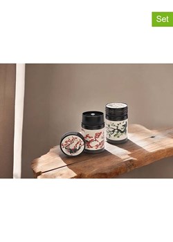 Eigenart Puszki (2 szt.) "Akashi" w kolorze czerwono-zielonym na herbatę - 150 g ze sklepu Limango Polska w kategorii Dzbanki i zaparzacze - zdjęcie 188640113