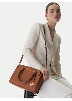 Torebka MICHAEL Michael Kors 30R6GQ6S2L Brązowy ze sklepu eobuwie.pl w kategorii Kuferki - zdjęcie 188640733