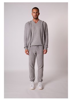 Perfect Cashmere Kaszmirowy kardigan w kolorze szarym ze sklepu Limango Polska w kategorii Swetry męskie - zdjęcie 188641460
