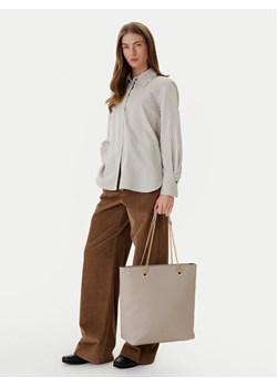 Calvin Klein Torebka Minimal Monogram Chain Tote LV04F3204G Beżowy ze sklepu MODIVO w kategorii Torby Shopper bag - zdjęcie 188641972