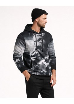 Bluza męska czarna z kapturem streetwear Recea ze sklepu Recea.pl w kategorii Bluzy męskie - zdjęcie 188642683