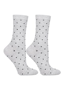 Moraj CSL250-117 skarpetki za kostkę bawełniane szary melanż ze sklepu kontri.pl w kategorii Skarpetki damskie - zdjęcie 188642704