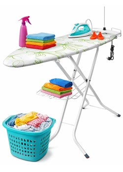 Deska do prasowania z półką i gniazdkiem B5-L32 ze sklepu Edinos.pl w kategorii Salon i sypialnia - zdjęcie 188643501