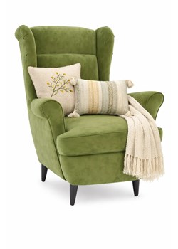 Jasnozielony wypoczynkowy fotel do salonu H9-E93 ze sklepu Edinos.pl w kategorii Fotele - zdjęcie 188643502