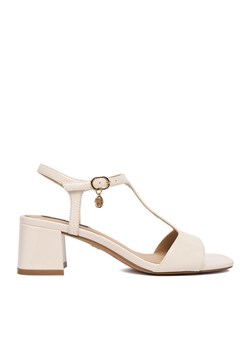 Sandały Nine West CEO-LS505187-14 Beżowy ze sklepu eobuwie.pl w kategorii Sandały damskie - zdjęcie 188643603