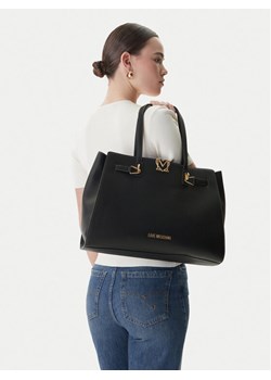 Torebka LOVE MOSCHINO JC4124PP1OLM0000 Czarny ze sklepu eobuwie.pl w kategorii Torby Shopper bag - zdjęcie 188643622