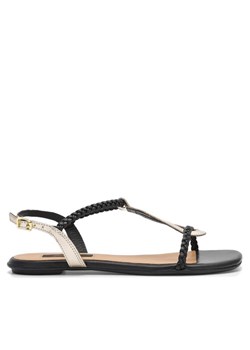 Sandały Gino Rossi MARCHE 222313 Czarny ze sklepu eobuwie.pl w kategorii Sandały damskie - zdjęcie 188643654