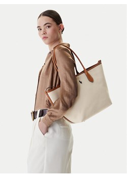 Torebka Polo Ralph Lauren 428962165001 Beżowy ze sklepu eobuwie.pl w kategorii Torebki damskie - zdjęcie 188643670