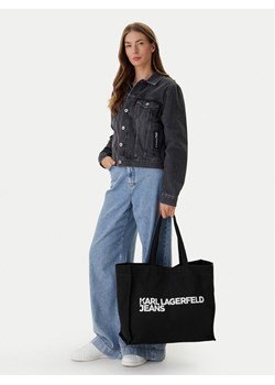 Torebka KARL LAGERFELD A1W50002 Czarny ze sklepu eobuwie.pl w kategorii Torby Shopper bag - zdjęcie 188643700