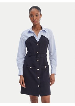 Morgan Sukienka koszulowa 261-RIVOL Granatowy Slim Fit ze sklepu MODIVO w kategorii Sukienki - zdjęcie 188644234