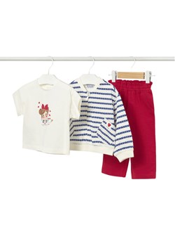 Mayoral Komplet dziecięcy 1830 Czerwony Regular Fit ze sklepu MODIVO w kategorii Komplety niemowlęce - zdjęcie 188644281