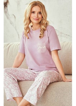 Bawełniana piżama damska 3540 Adria, Kolor różowy-wzór, Rozmiar S, Taro ze sklepu Primodo w kategorii Piżamy damskie - zdjęcie 188644902