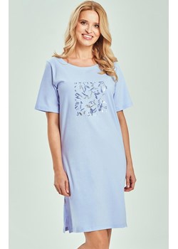 Bawełniana koszula nocna damska błękitna 3554 Valentina, Kolor błękitny, Rozmiar M, Taro ze sklepu Primodo w kategorii Koszule nocne - zdjęcie 188644912