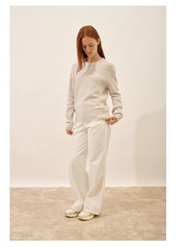 Just Cashmere Kaszmirowy sweter "Cetan" w kolorze kremowym ze sklepu Limango Polska w kategorii Swetry damskie - zdjęcie 188645222