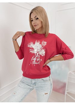 bluzka brien malinowa one size ze sklepu UBRA w kategorii Bluzki damskie - zdjęcie 188645430