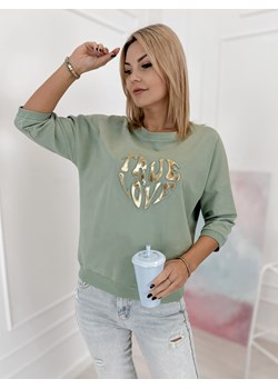 bluzka varys pistacjowa one size ze sklepu UBRA w kategorii Bluzki damskie - zdjęcie 188645471