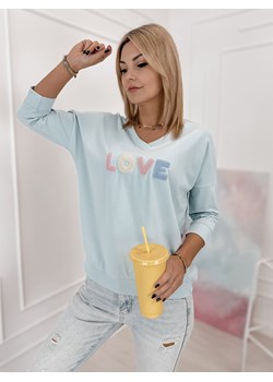 bluzka margery błękitna one size ze sklepu UBRA w kategorii Bluzki damskie - zdjęcie 188645520