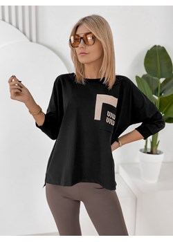 bluzka renley czarna one size ze sklepu UBRA w kategorii Bluzki damskie - zdjęcie 188645571