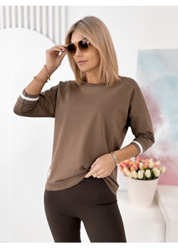 bluzka aristo brązowa one size ze sklepu UBRA w kategorii Bluzki damskie - zdjęcie 188645610