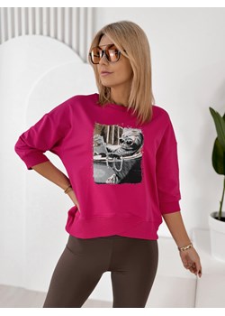 bluzka melisandre różowa one size ze sklepu UBRA w kategorii Bluzki damskie - zdjęcie 188645664