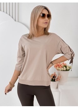 bluzka orlando beżowa one size ze sklepu UBRA w kategorii Bluzki damskie - zdjęcie 188645710