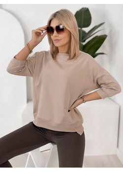 bluzka lorraine beżowa one size ze sklepu UBRA w kategorii Bluzki damskie - zdjęcie 188645790