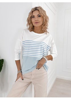 bluzka noemi błękitna one size ze sklepu UBRA w kategorii Bluzki damskie - zdjęcie 188645870