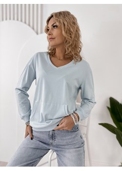 bluza cavani błękitna one size ze sklepu UBRA w kategorii Bluzy damskie - zdjęcie 188646082