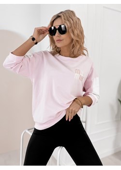 bluzka manzoni jasnoróżowa one size ze sklepu UBRA w kategorii Bluzki damskie - zdjęcie 188646142