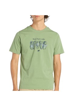 Koszulka męska New Balance MT61778SAAR - zielona ze sklepu streetstyle24.pl w kategorii T-shirty męskie - zdjęcie 188646202