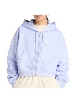Bluza damska New Balance WJ61W2EEDYK - niebieska ze sklepu streetstyle24.pl w kategorii Bluzy damskie - zdjęcie 188646203