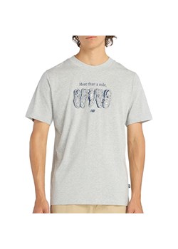 Koszulka męska New Balance MT61778SAG - szara ze sklepu streetstyle24.pl w kategorii T-shirty męskie - zdjęcie 188646204