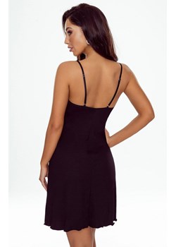 Koszulka nocna damska czarna Lizzi, Kolor czarny, Rozmiar S, Eldar ze sklepu Intymna w kategorii Koszule nocne - zdjęcie 188646334