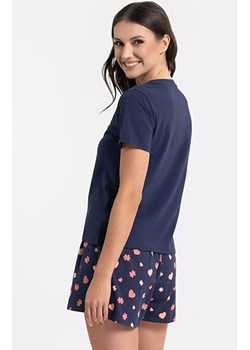 Bawełniana piżama damska w serduszka PDD3900-020, Kolor granatowy, Rozmiar S, Moraj ze sklepu Intymna w kategorii Piżamy damskie - zdjęcie 188646704