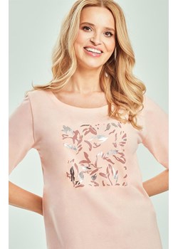 Bawełniana koszula nocna damska morelowa 3554 Valentina, Kolor morelowy, Rozmiar M, Taro ze sklepu Intymna w kategorii Koszule nocne - zdjęcie 188646751