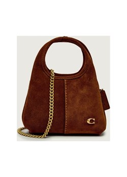 Coach Torebka na ramię LANA | zamsz ze sklepu Gomez Fashion Store w kategorii Torebki hobo - zdjęcie 188647001