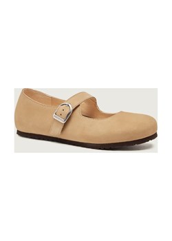 Birkenstock Baleriny Santa Clarita | narrow fit | zamsz ze sklepu Gomez Fashion Store w kategorii Balerinki - zdjęcie 188647132