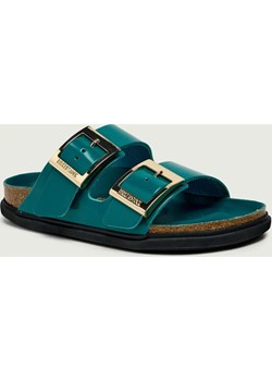 Birkenstock Skórzane klapki Arizona DB LENA | narrow fit ze sklepu Gomez Fashion Store w kategorii Klapki damskie - zdjęcie 188647321