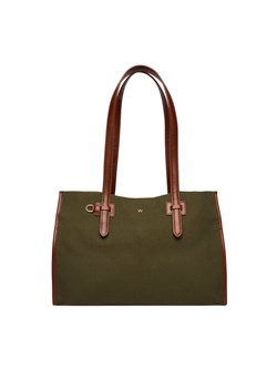 Torebka Weekend Max Mara 2615511064650 Khaki ze sklepu eobuwie.pl w kategorii Torby Shopper bag - zdjęcie 188652762