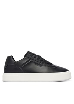 Sneakersy Calvin Klein Basket Cupsole Oxf Lup Hf Lth YM0YM01452 Czarny ze sklepu eobuwie.pl w kategorii Buty sportowe męskie - zdjęcie 188652831