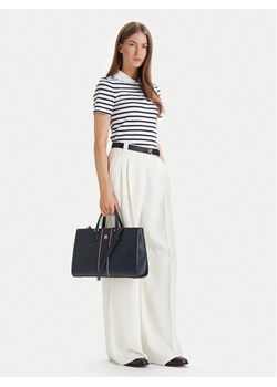 Tommy Hilfiger Torebka Th Daily Satchel Corp AW0AW18644 Granatowy ze sklepu MODIVO w kategorii Kuferki - zdjęcie 188653900