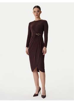 LAUREN RALPH LAUREN Sukienka codzienna 250951397001 Brązowy Slim Fit ze sklepu MODIVO w kategorii Sukienki - zdjęcie 188653922