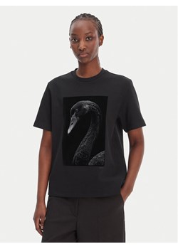 BOSS T-Shirt Eharpa2 50563277 Czarny Regular Fit ze sklepu MODIVO w kategorii Bluzki damskie - zdjęcie 188653981