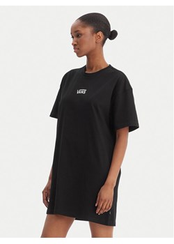 Vans Sukienka codzienna Center Vee Tee VN0A4RU2 Czarny Oversize ze sklepu MODIVO w kategorii Sukienki - zdjęcie 188654020
